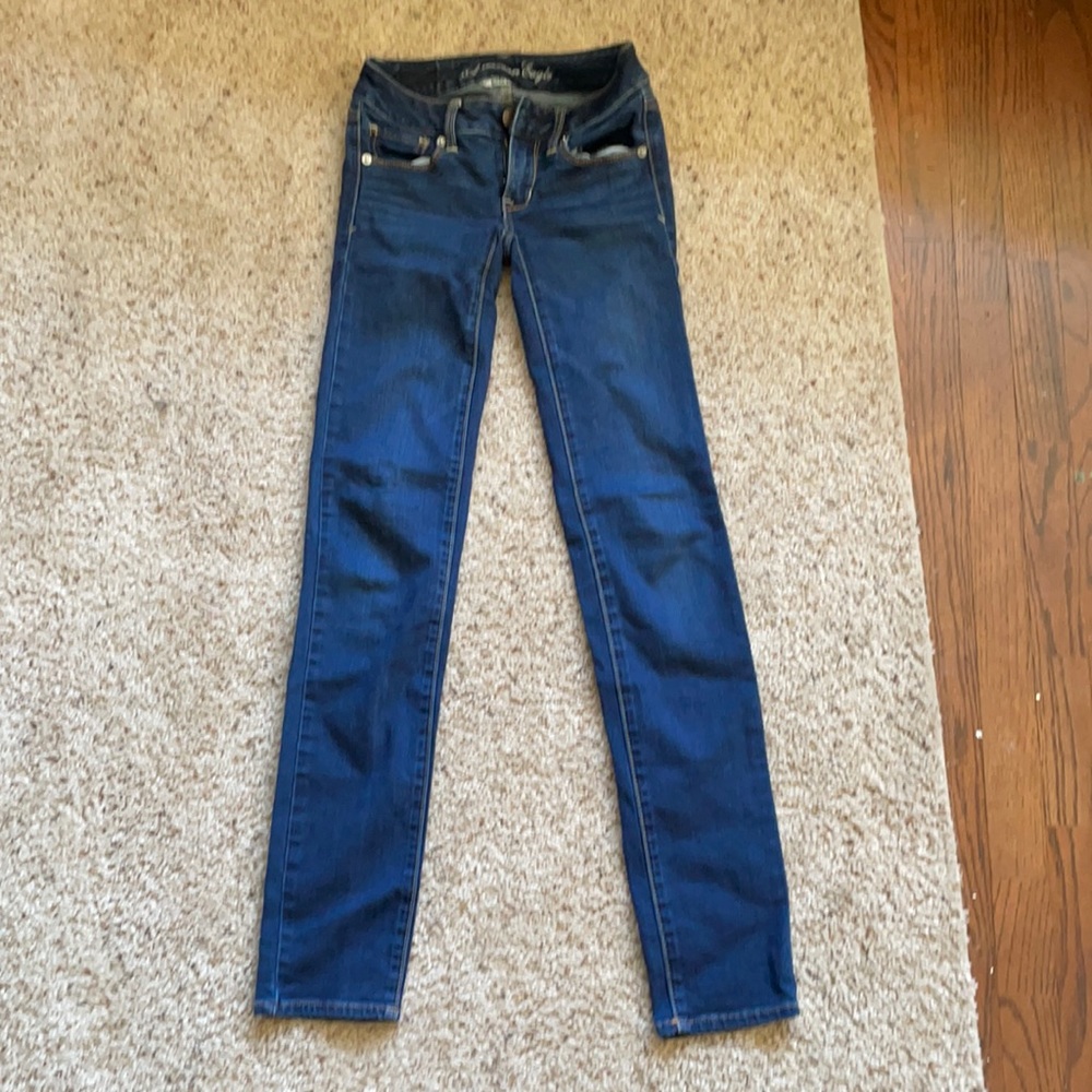 American Eagle super stretch, skinny jeans, size 00.